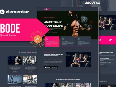 Bode - Gym & Sports Elementor Template Kit