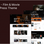 Booking Movie Film Tickets WordPress Theme - Aovis