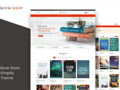 Bookly - Book Shop, Bookstore Shopify Theme