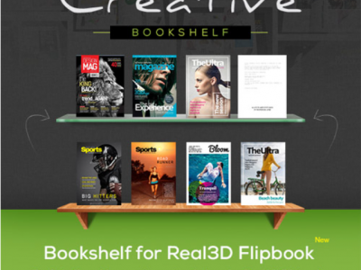 Bookshelf for Real3D Flipbook Addon