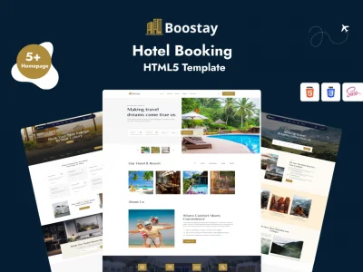Boostay - Hotel Booking HTML Template