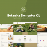 Botanika Agricultural Farm & Business Elementor Template Kit