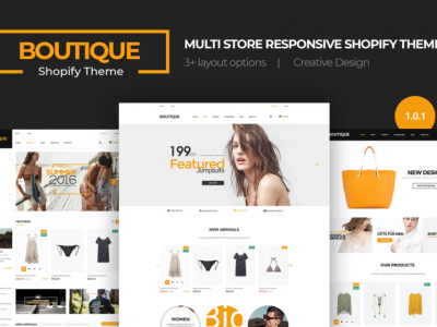 Boutique  Multi Store Responsive Shopify Theme