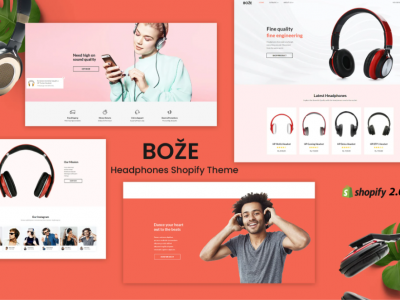 Boze - Headphone and Audio Store Shopify Theme