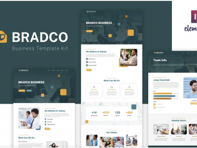 Bradco - Business Elementor Template Kit