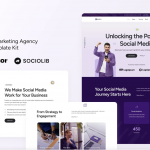 Branch - Social Media Marketing Agency Elementor Template Kit