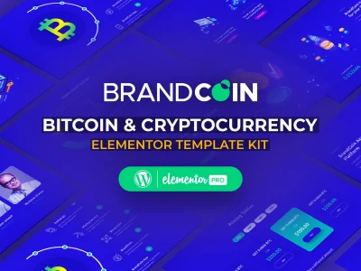 BrandCoin - Cryptocurrency Elementor Template Kit