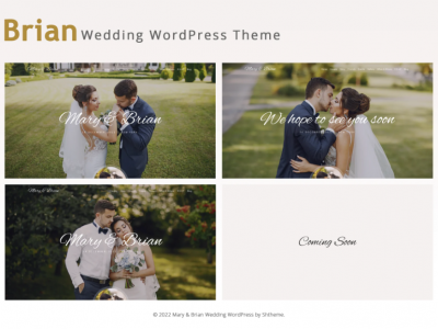 Brian - Wedding WordPress Theme