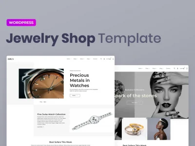 Brilly – Jewelry Store WooCommerce Elementor Template Kit