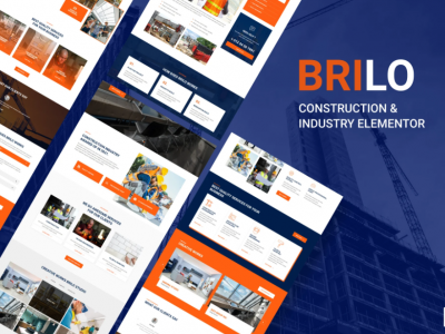 Brilo - Construction & Industry Elementor Template Kit