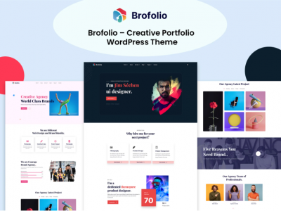 Brofolio – Creative Portfolio WordPress Theme