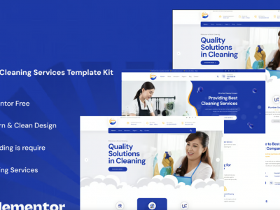 Brote - Cleaning Services Elementor Template Kit