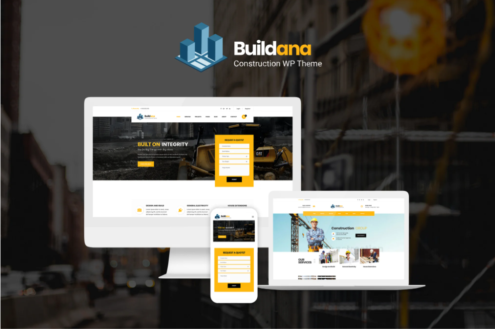 Buildana | Construction & Building WordPress Theme