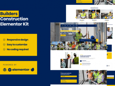 Builders - Construction Elementor Pro Template Kit