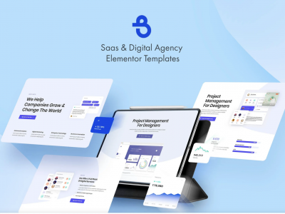 Burto - Saas & Digital Agency Elementor Template Kit