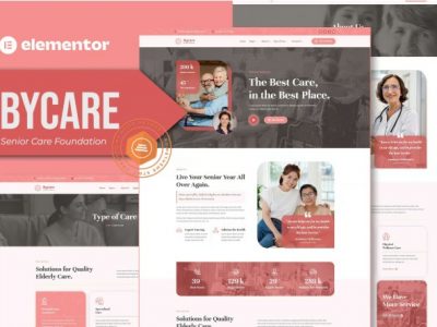 Bycare - Senior Care Foundation Elementor Template Kit