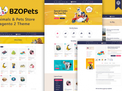 BzoPets - Animals & Pets Store Magento 2 Theme
