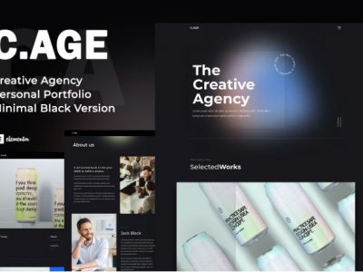 C.AGE - Creative Agency Personal Portfolio Elementor Template Kit
