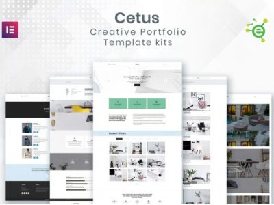 CETUS - Creative Portfolio Elementor Template Kit