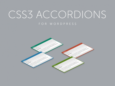 CSS3 Accordions for WordPress