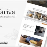 Cafariva - Minimalist Cafe &Coffee Elementor Template Kit