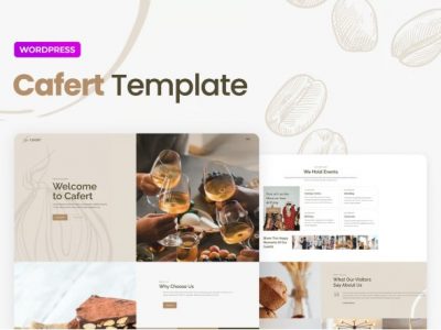 Cafert – Cafe and Restaurant Elementor Template Kit