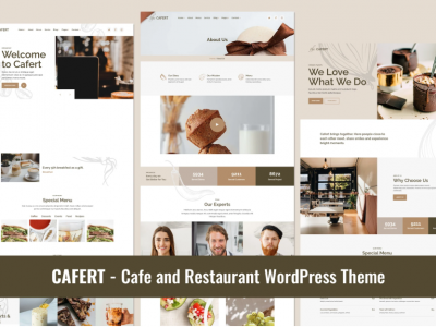 Cafert – Cafe and Restaurant WordPress Theme
