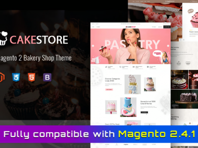 Cakestore - Responsive Magento 2 Bakery Theme