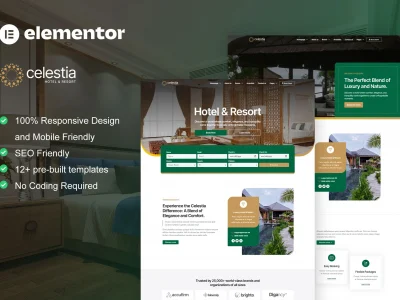 Calestia - Hotel & Resort Elementor Template Kit