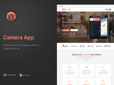 Camera Apps - Unbounce Landing Page