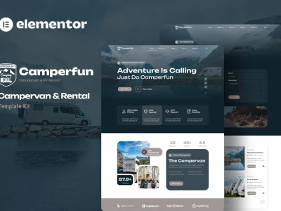 Camperfun - Campervan & Rental Elementor Template Kit