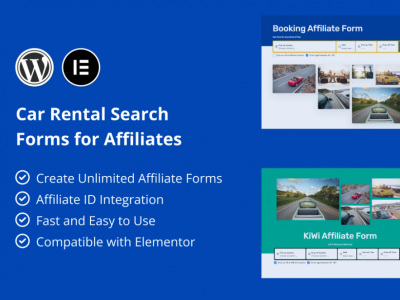 Car Rental Search Forms for Affiliates