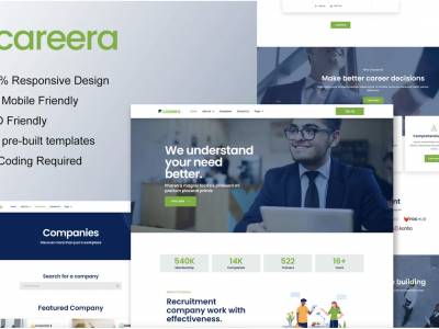 Careera - Recruitment Agency Elementor Template Kit