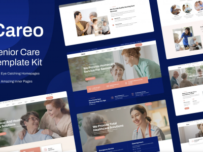 Careo - Elderly & Senior Care Elementor Template Kit