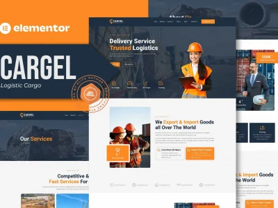 Cargel - Logistic Cargo Elementor Template Kit
