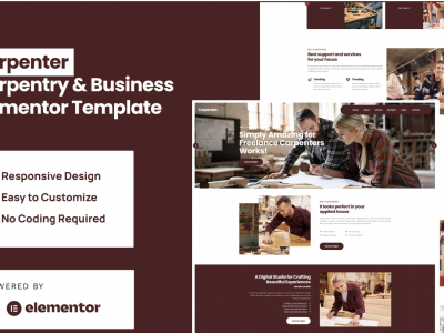 Carpenter - Business Elementor Pro Template Kit