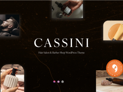 Cassini - Hair Salon & Barber Shop WordPress Theme