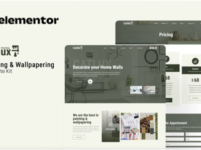 Catlux - Painting & Wallpapering Elementor Template Kit
