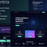 Centrix - Artificial Intelligence & Technology Services Elementor Template Kit