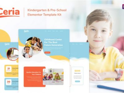 Ceria - Kindergarten & Pre-School Elementor Template Kit