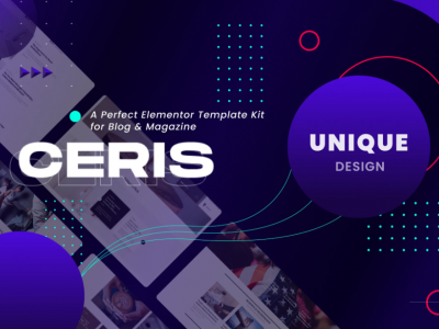 Ceris - Blog & Magazine Elementor Template Kit