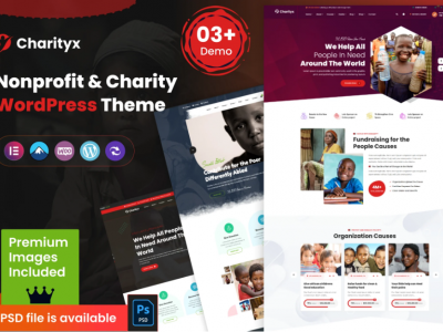 Charityx - Charity & Nonprofit WordPress Theme