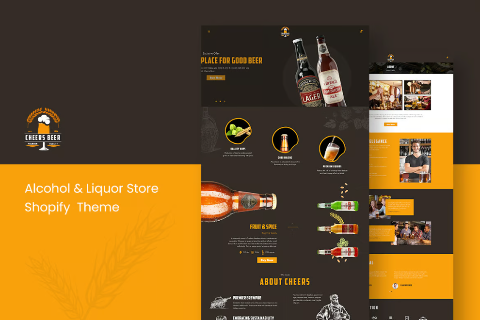 Cheerx - Alchocol & Liquor Store Shopify Theme