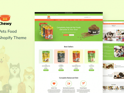 Chewy - Dog, Kitten & Pet Shop Shopify Theme