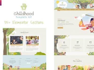 Childhood Kids - Child Care Center Elementor Template Kit