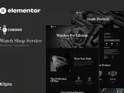 Chrono - Watch Service Elementor Template Kit
