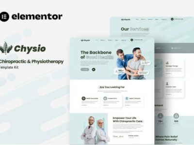 Chysio - Chiropractic & Physiotherapy Elementor Template Kit