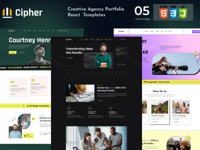 Cipher - Creative Agency Portfolio HTML Template