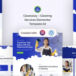 Cleanasoy - Cleaning Services Elementor Template kit