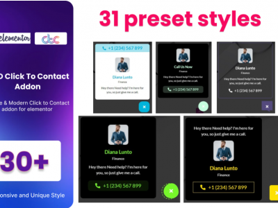 Click To Contact Addon For Elementor